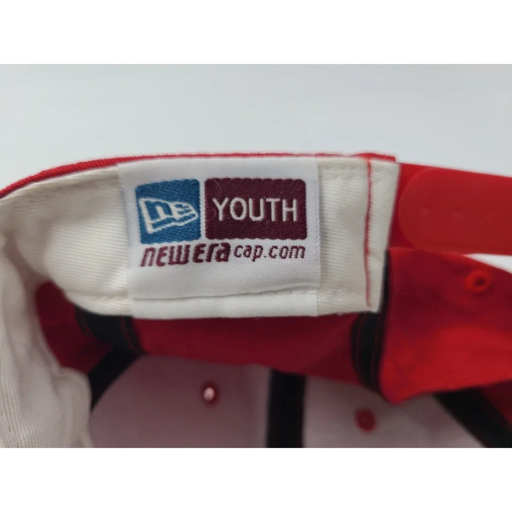 Vintage Youth Cincinnati Reds New Era Snapback Hat Cap MLB Baseball Red‎ Black